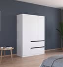 rauch COSTA Kleiderschrank | Weiß 2