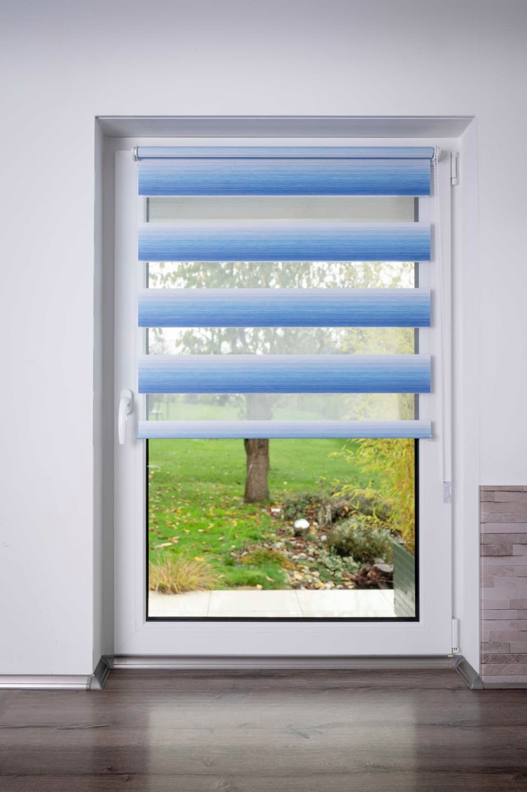 Doppelrollo mit Farbverlauf | Blau
