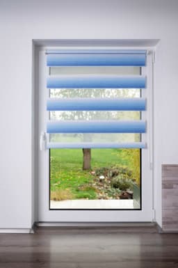 Doppelrollo mit Farbverlauf | Blau