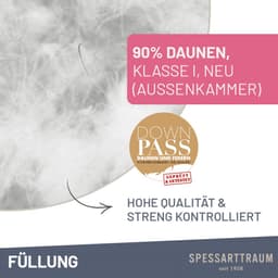 SPESSARTTRAUM 3-Kammer-Kopfkissen Arosa | Weiß