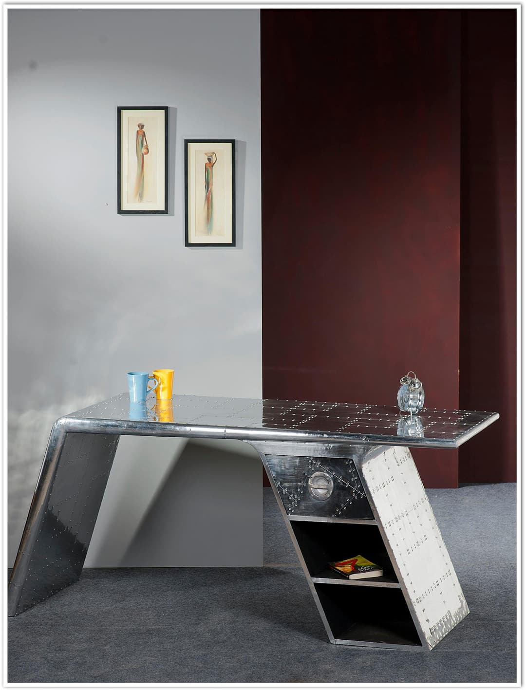 SIT AIRMAN Schreibtisch | Silber