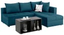 Home affaire Ecksofa Italia L-Form | Türkis