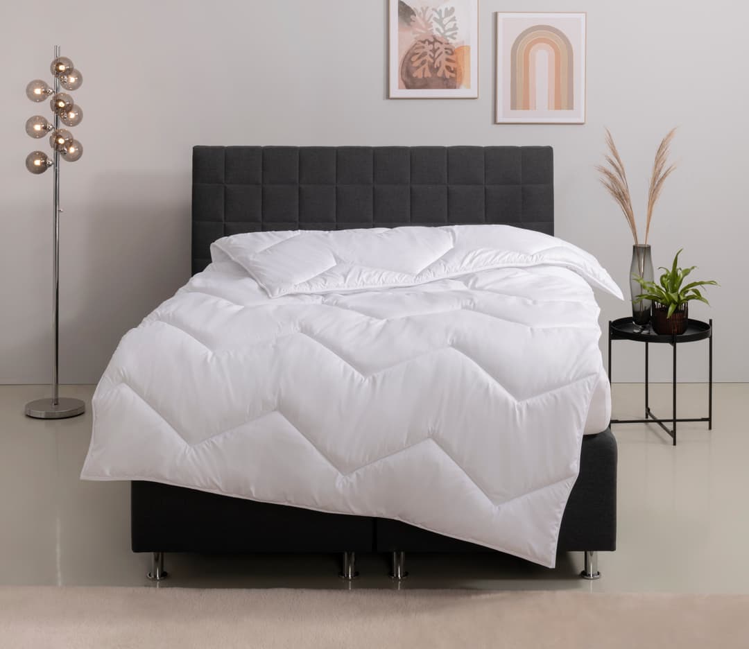 OTTO home Microfaserbettdecke Sartes | Weiß