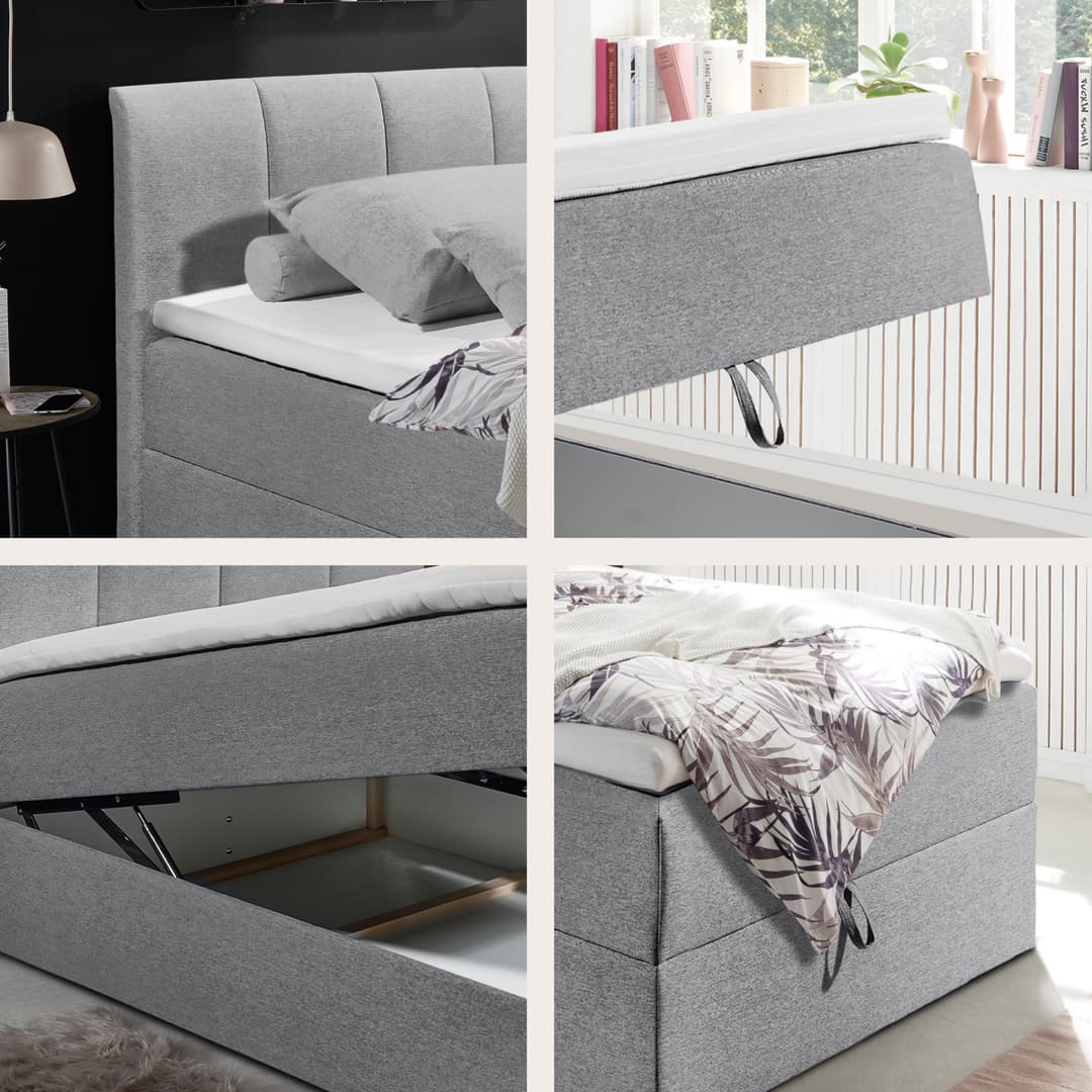 ED EXCITING DESIGN Boxbett "Granada" | Grau