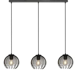 OTTO home Pendelleuchte Tonnia | Schwarz