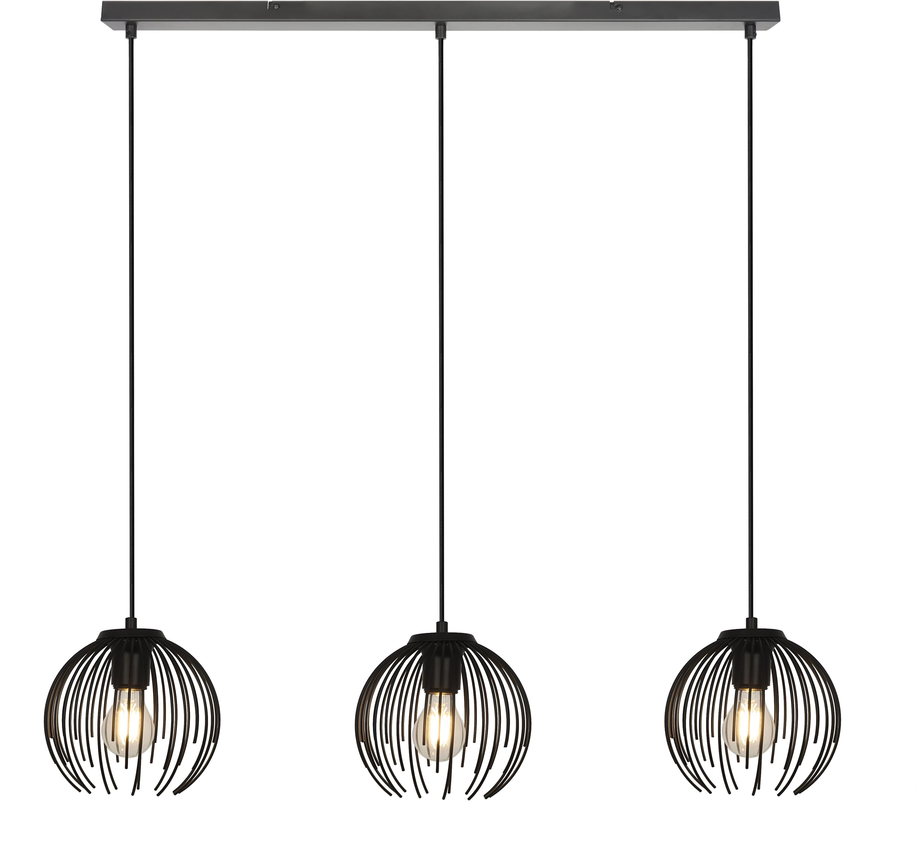 OTTO home Pendelleuchte Tonnia | Schwarz
