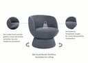 OTTO home Drehsessel ZAZZA | Grau 3
