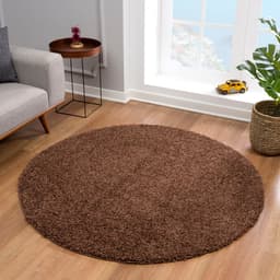 Sanat Hochflor-Teppich LOCA | Braun