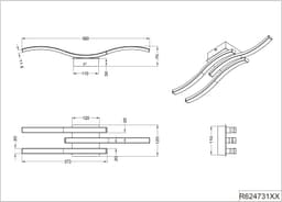 TRIO Leuchten LED Stehlampe Rondo | Schwarz