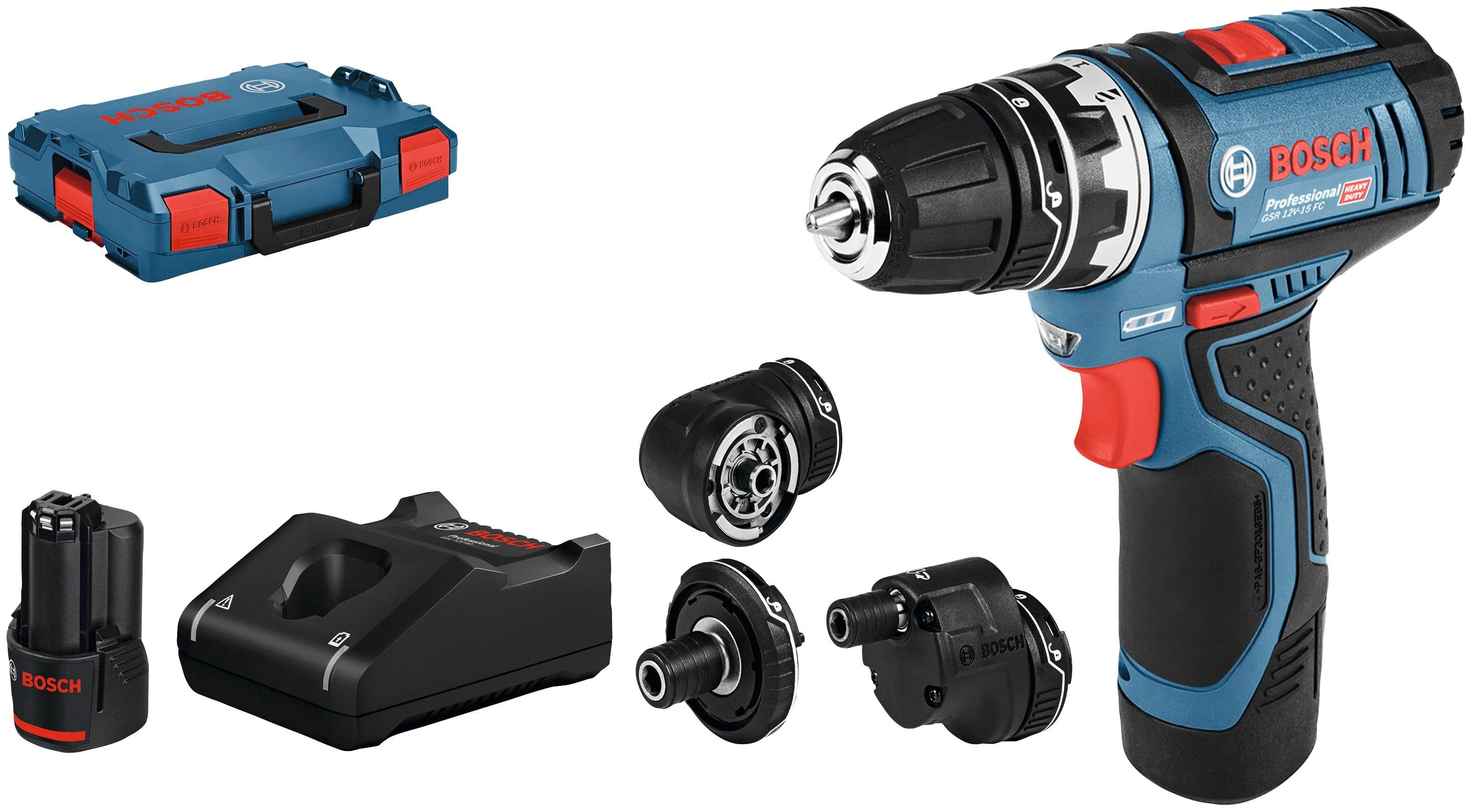 Bosch Professional Akku-Bohrschrauber GSR 12V-15 FC | Blau