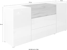 Home affaire Sideboard BERLIN | Weiß