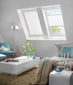 GARDINIA Dachfensterplissee | Weiß