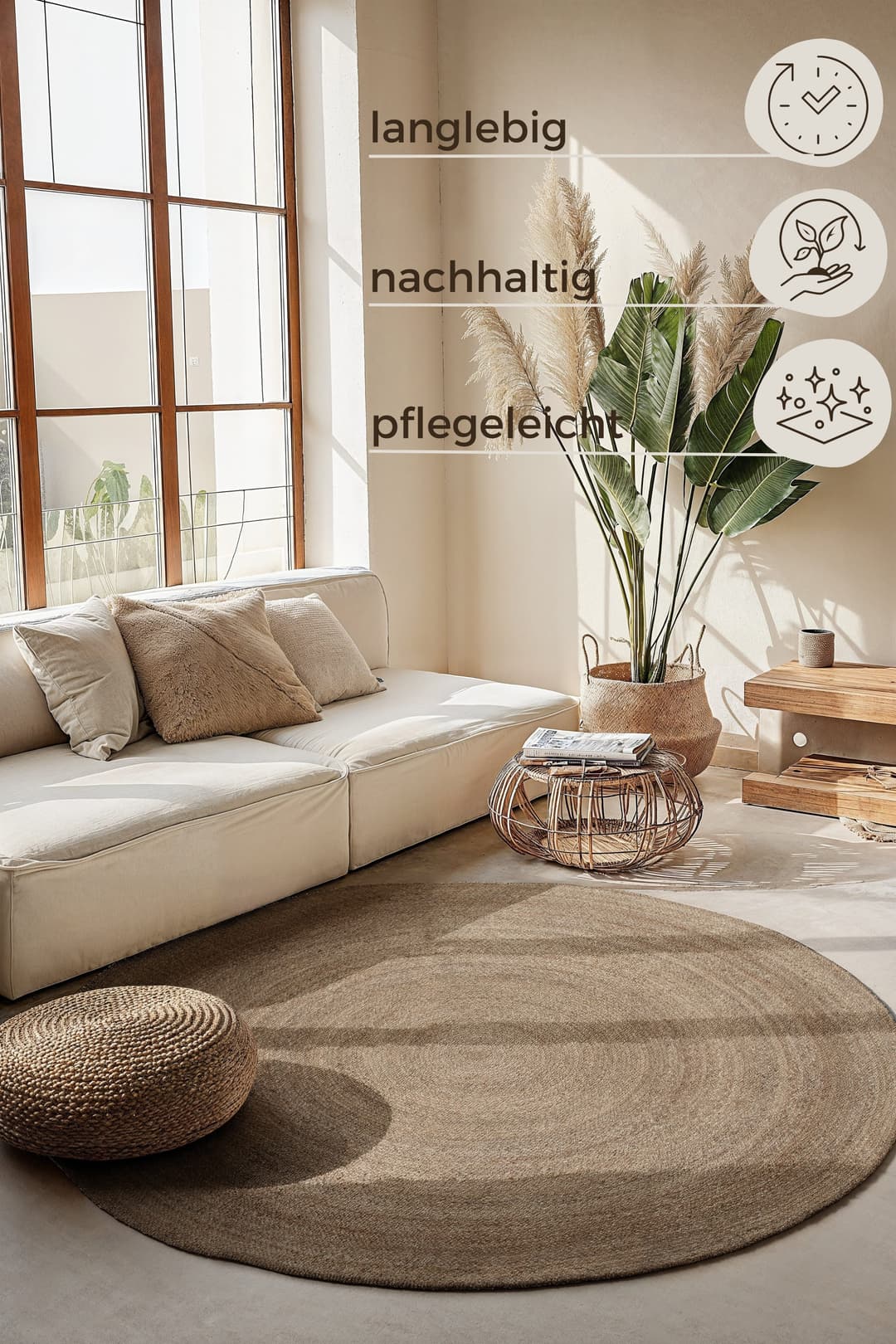 HANSE Home Teppich Rangpur | Braun