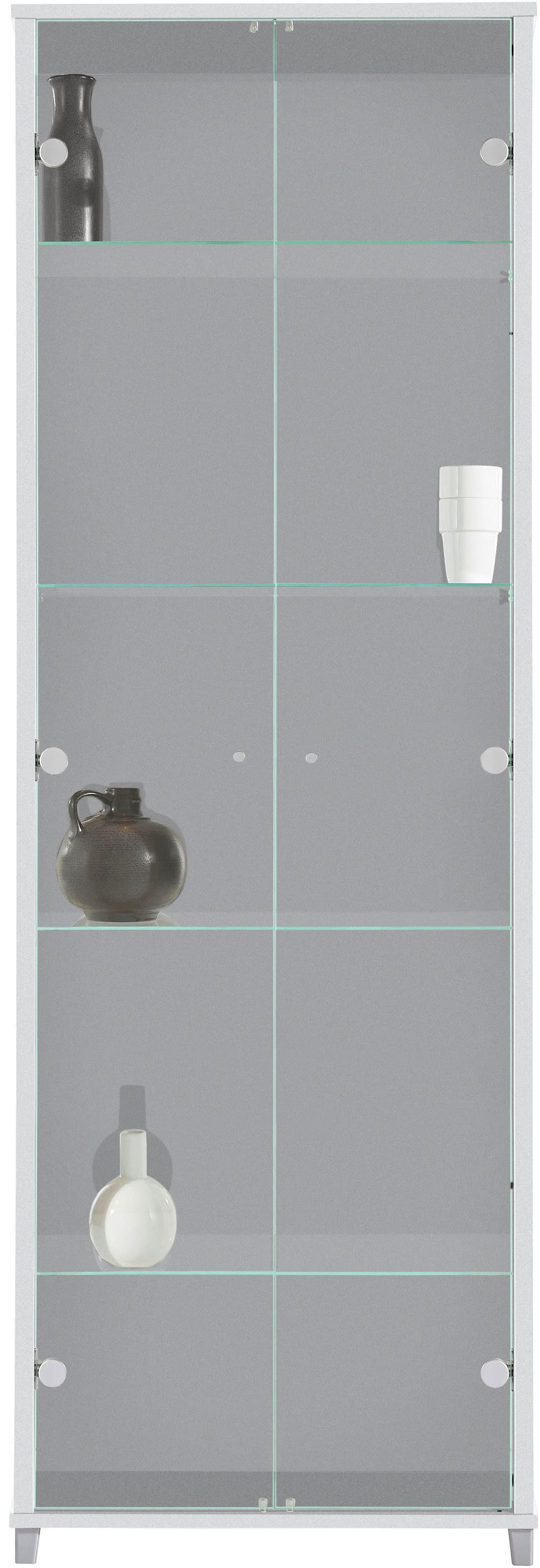 fif möbel Vitrine OPTIMA | Silber