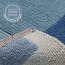 LUXOR living Wollteppich India | Blau 4