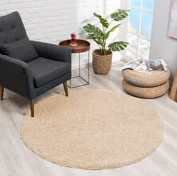 Sanat Hochflor-Teppich LOCA | Beige