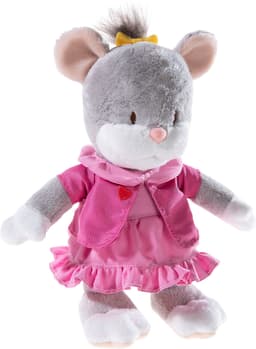 Heunec® Kuscheltier Leo Lausemaus, Maus Lily | Grau
