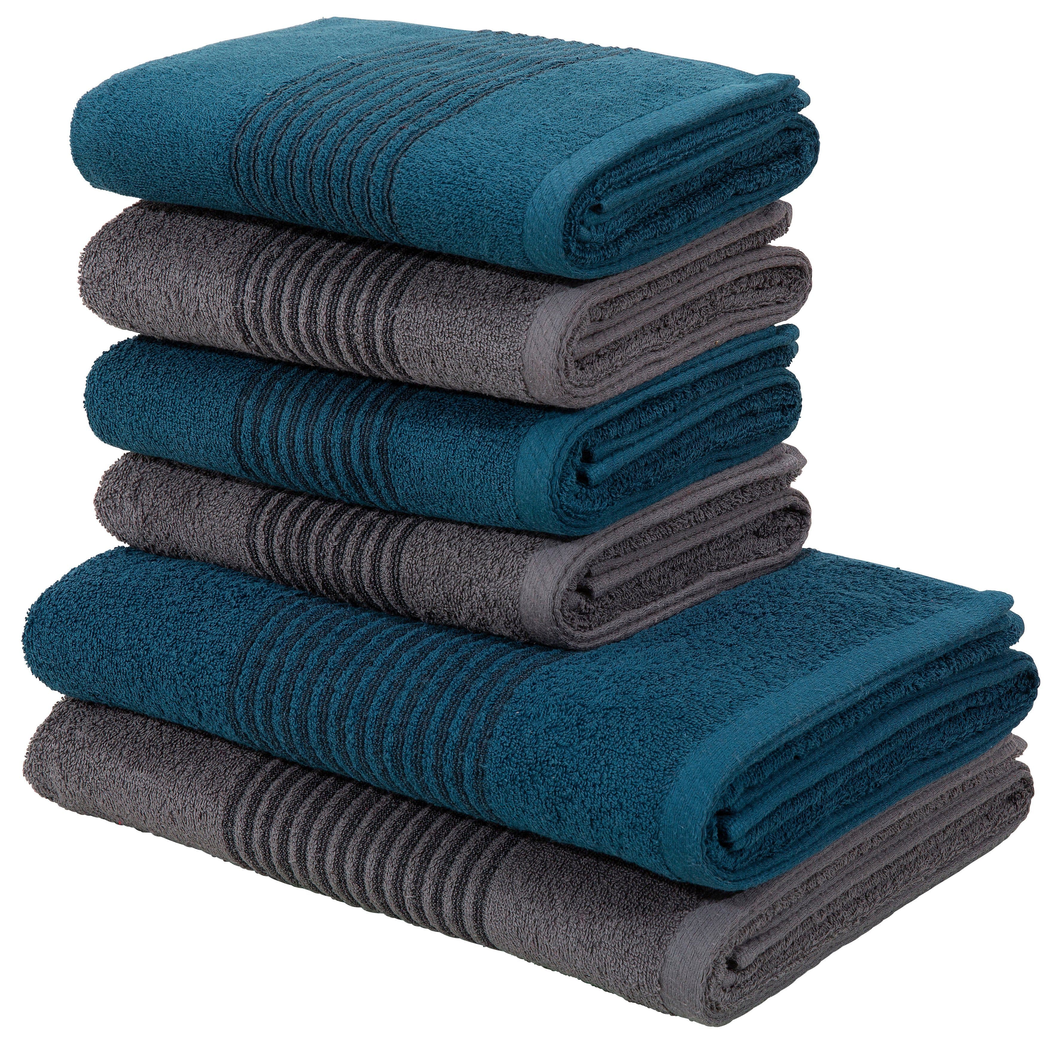 Bruno Banani Handtuch Set Jassen | Mehrfarbig