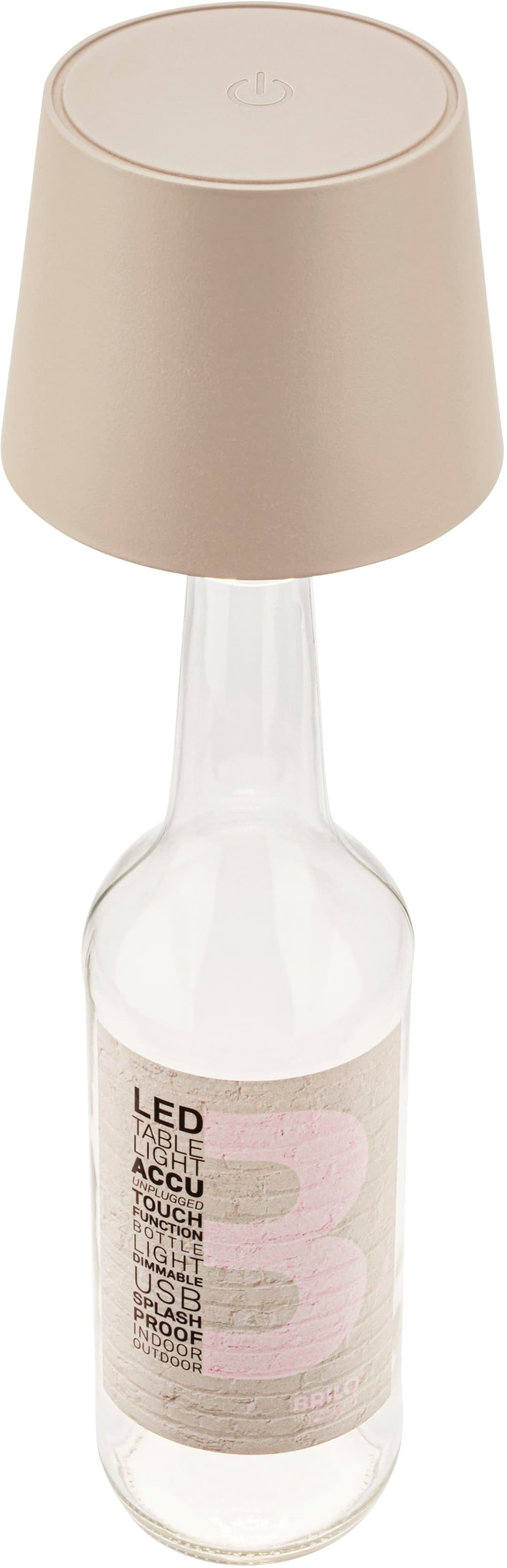 Briloner Leuchten LED Außen-Tischleuchte BOTA 7709011 | Beige