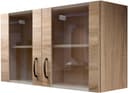 Flex-Well Glashängeschrank Bergen | Holztöne