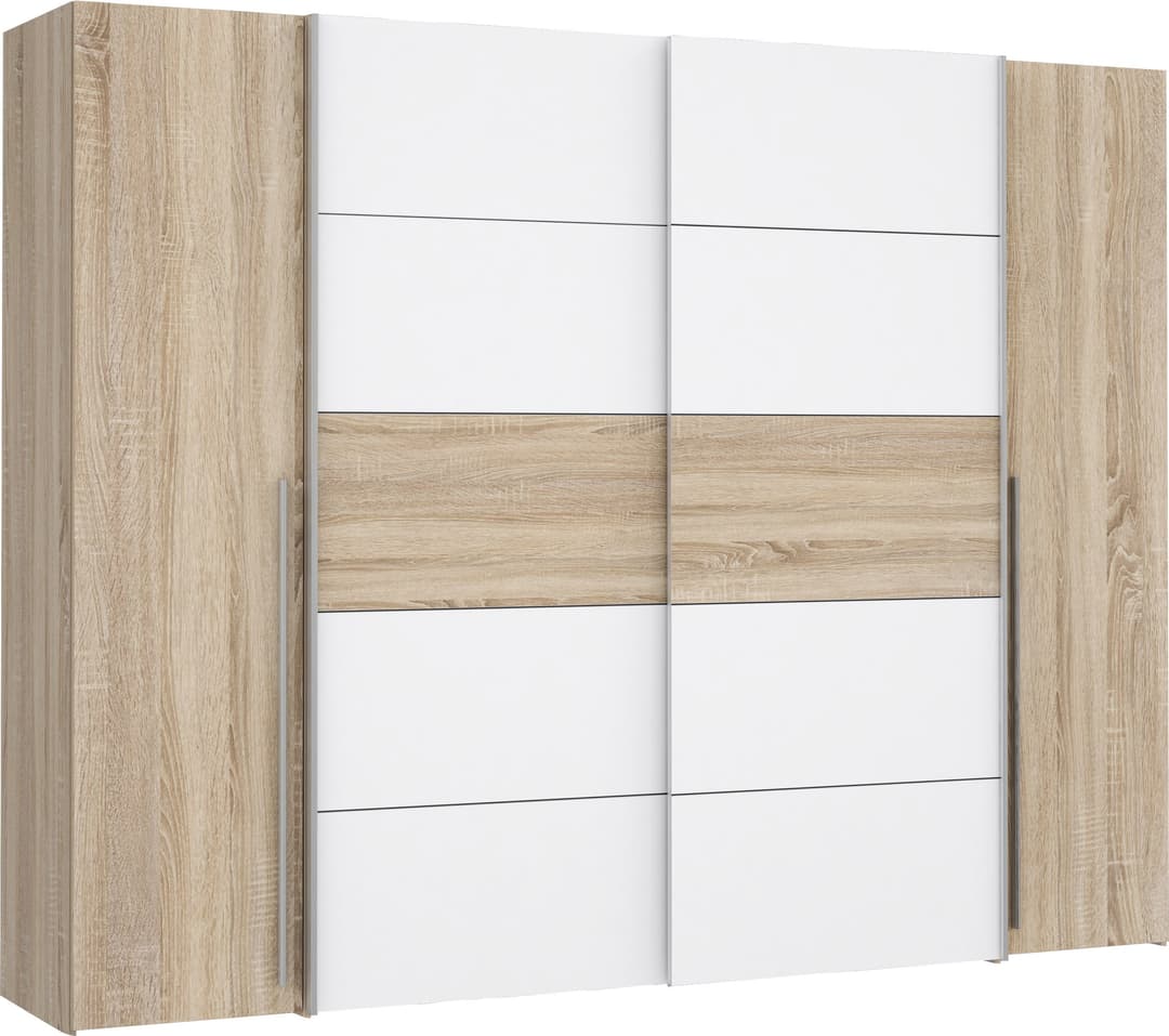 FORTE Kleiderschrank Narago | Holztöne