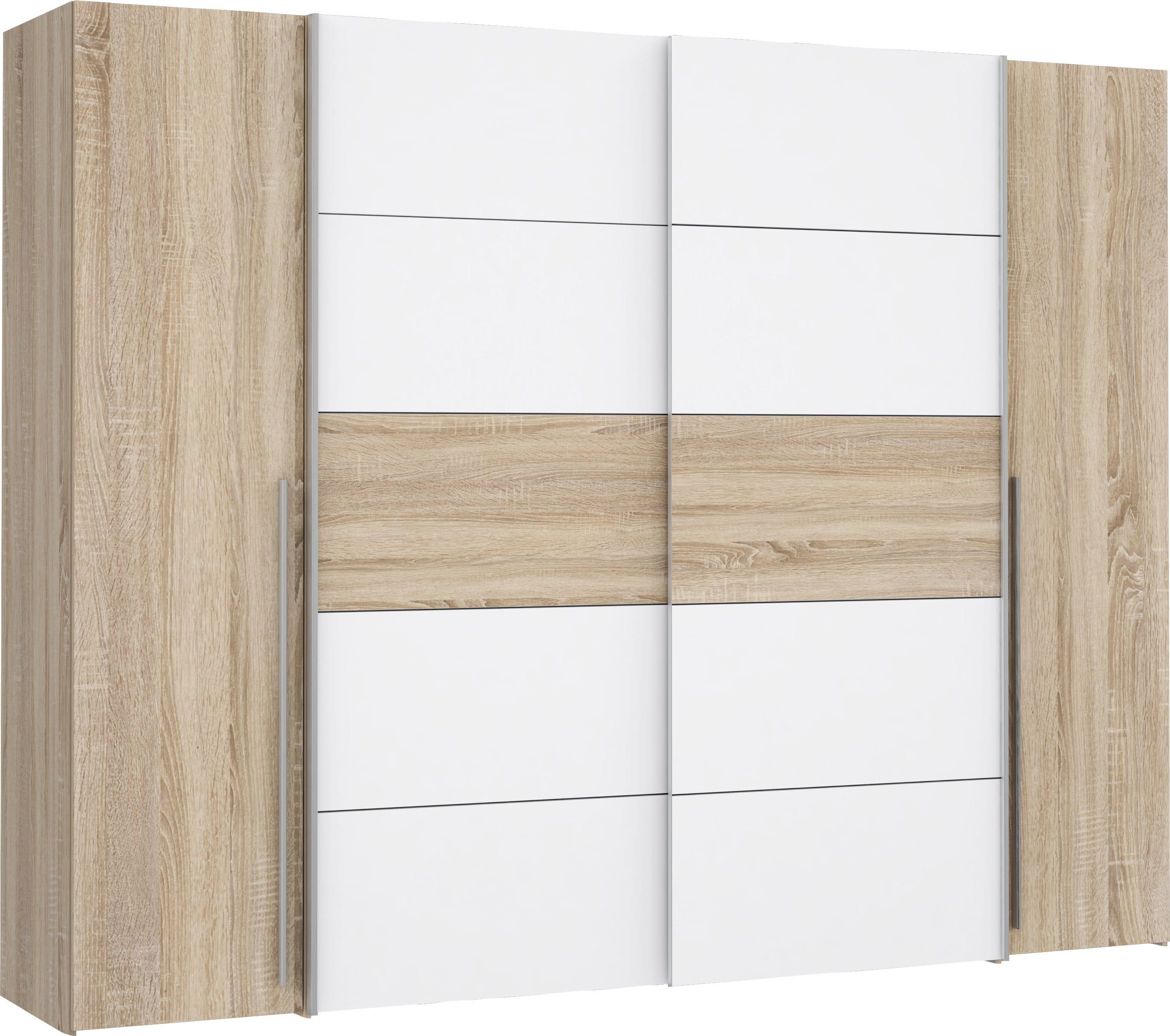 FORTE Kleiderschrank Narago | Holztöne