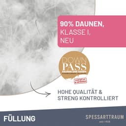 SPESSARTTRAUM Daunenbettdecke First Class | Weiß