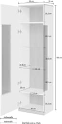 OTTO home Vitrine Ribe | Weiß 5