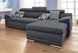 sit&more Ecksofa Andiamo L-Form | Grau