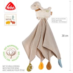Fehn Schmusetuch fehnNATUR, Schaf | Beige