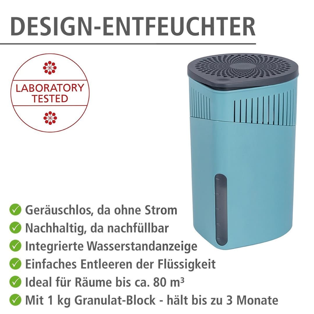 WENKO Luftentfeuchter Drop | Türkis