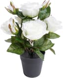 Kunstblume Rosenbusch Rose | Weiß