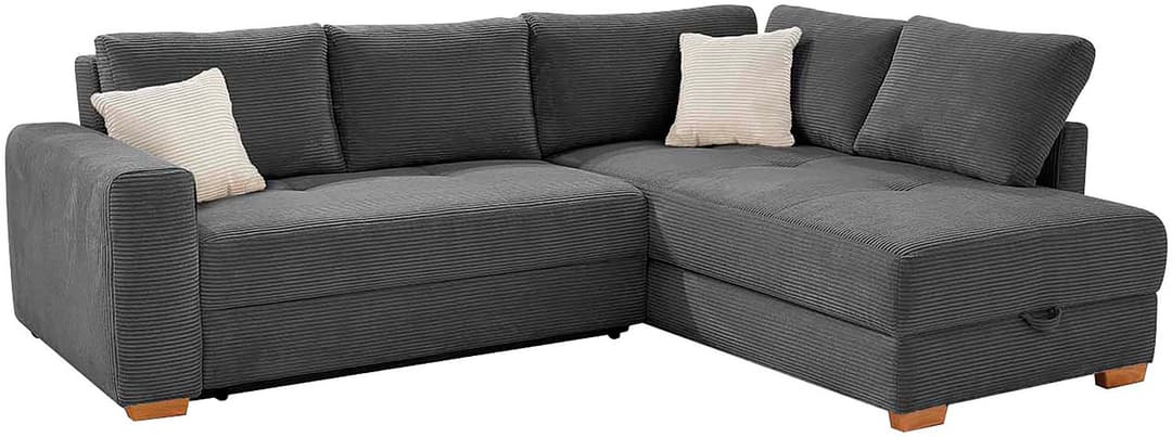 Jockenhöfer Gruppe Ecksofa Sunset L-Form | Grau