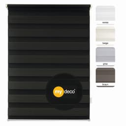 Doppelrollo Just | Schwarz