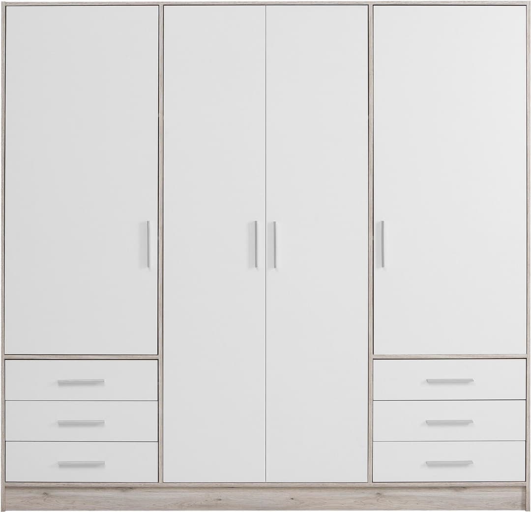 FORTE Kleiderschrank Jupiter | Holztöne