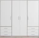FORTE Kleiderschrank Jupiter | Holztöne 2