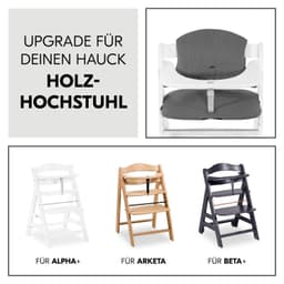 Hauck Highchair Pad Select Muslin | Grau