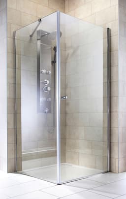 welltime Eckdusche Florenz 2.1 | Silber