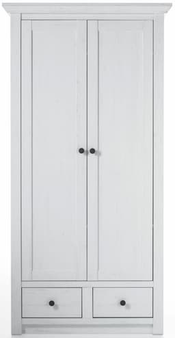 Home affaire Garderobenschrank Höhe ca. 206 cm | Weiß
