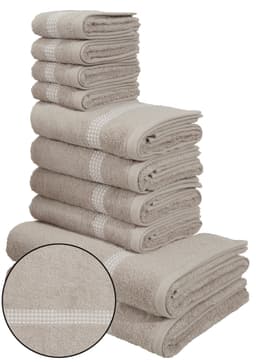 OTTO home Handtuch Set Kapra | Grau