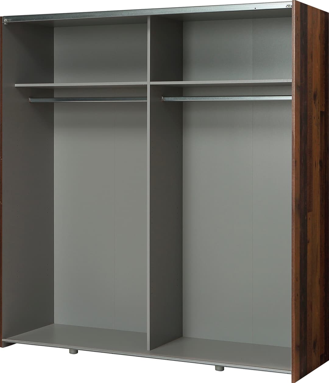 FORTE Schwebetürenschrank Dederik | Braun