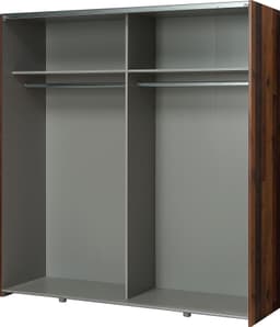 FORTE Schwebetürenschrank Dederik | Braun
