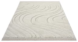 homsy by Ana Johnson Teppich Waavy mit Fransen | Beige