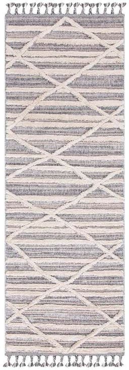 Carpet City Hochflor-Teppich Valencia 810 | Grau