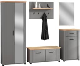 Home affaire Garderoben-Set Valencia | Grau