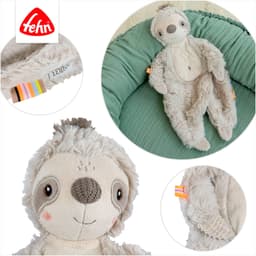 Fehn Kuscheltuch Lazy, Crazy & Pink | Beige