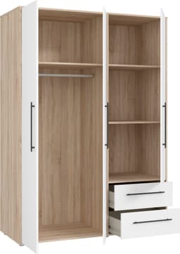 FORTE Kleiderschrank Mokkaris | Holztöne