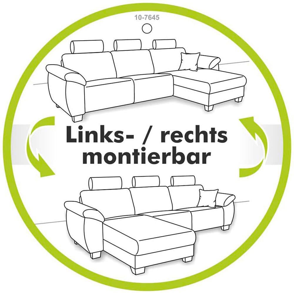 Jockenhöfer Gruppe Big-Sofa Spa | Grau