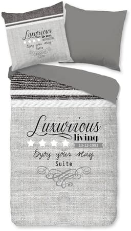 PURE luxury collection Wendebettwäsche Suite | Grau