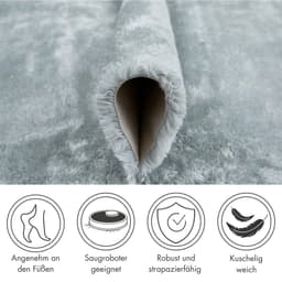 Andiamo Fellteppich | Grau